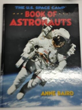 Book of Astronauts by Anne Baird - Black Cover with Red Title